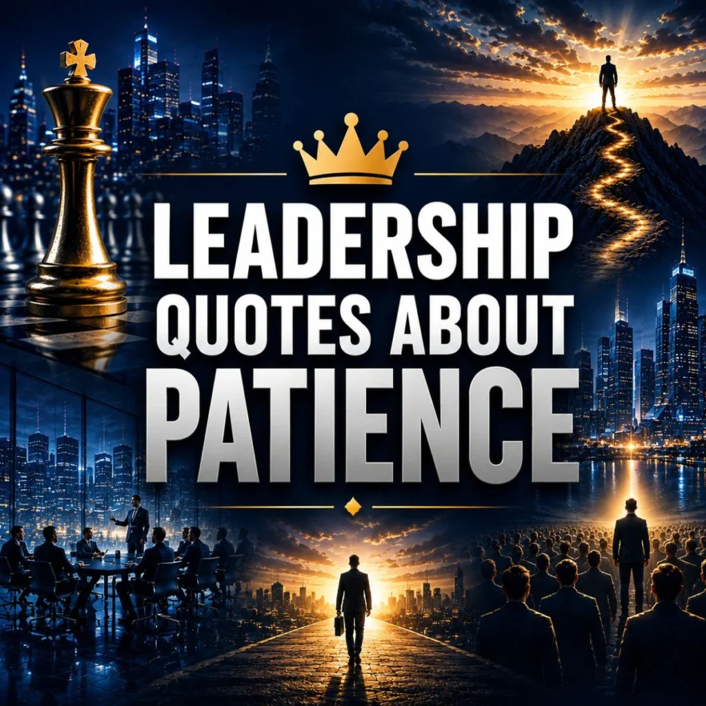 Leadership Quotes About Patience