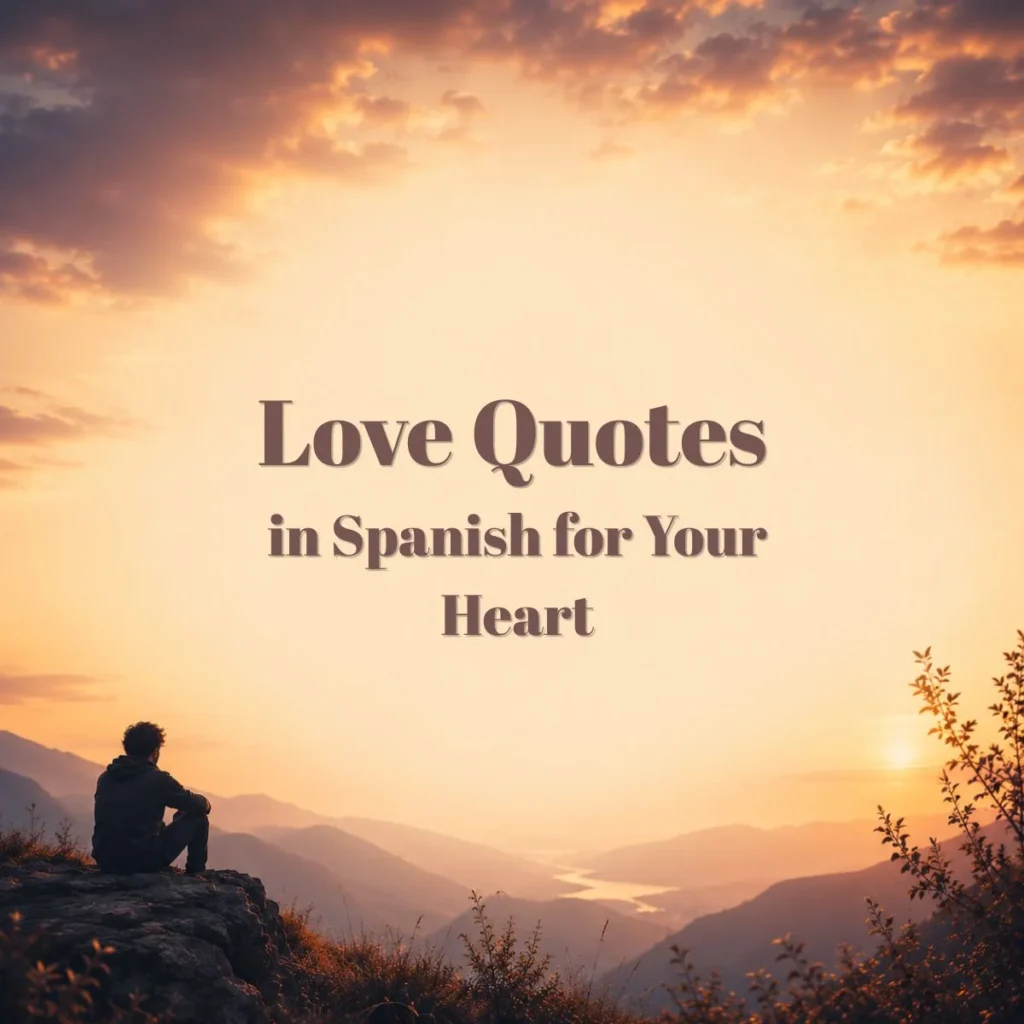 Love Quotes in Spanish for Your Heart