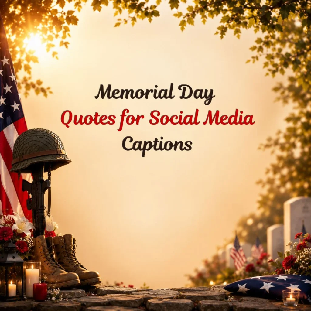 Memorial Day Quotes for Social Media Captions