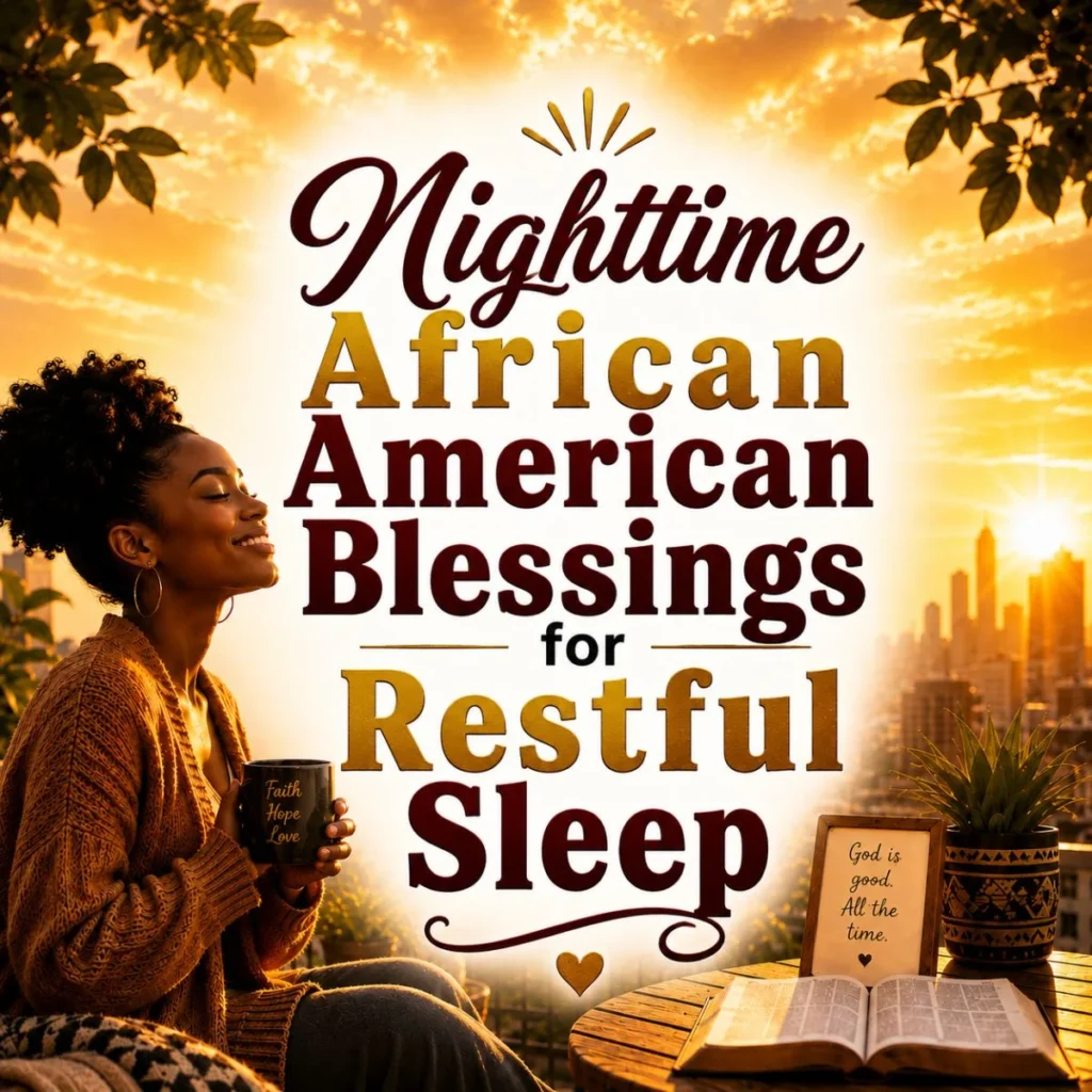 Nighttime African American Blessings for Restful Sleep