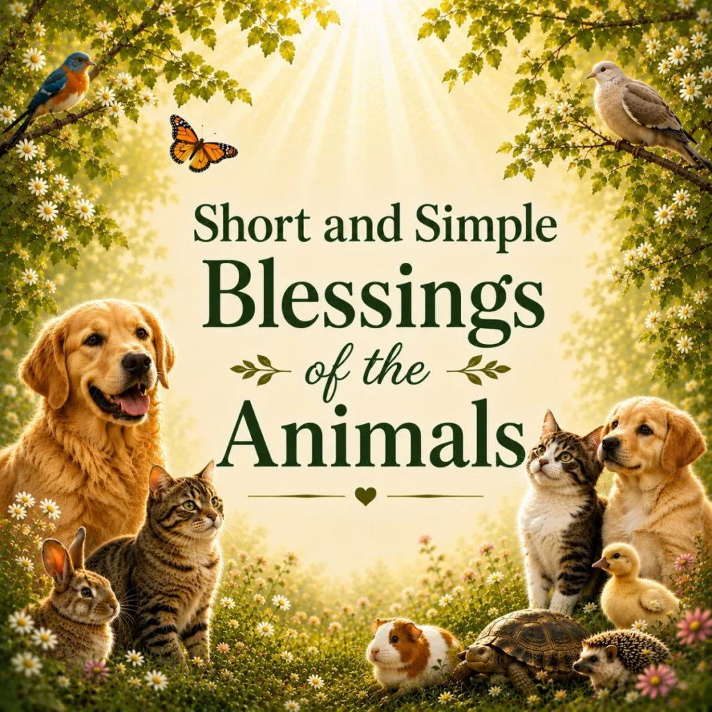 Short and Simple Blessings of the Animals