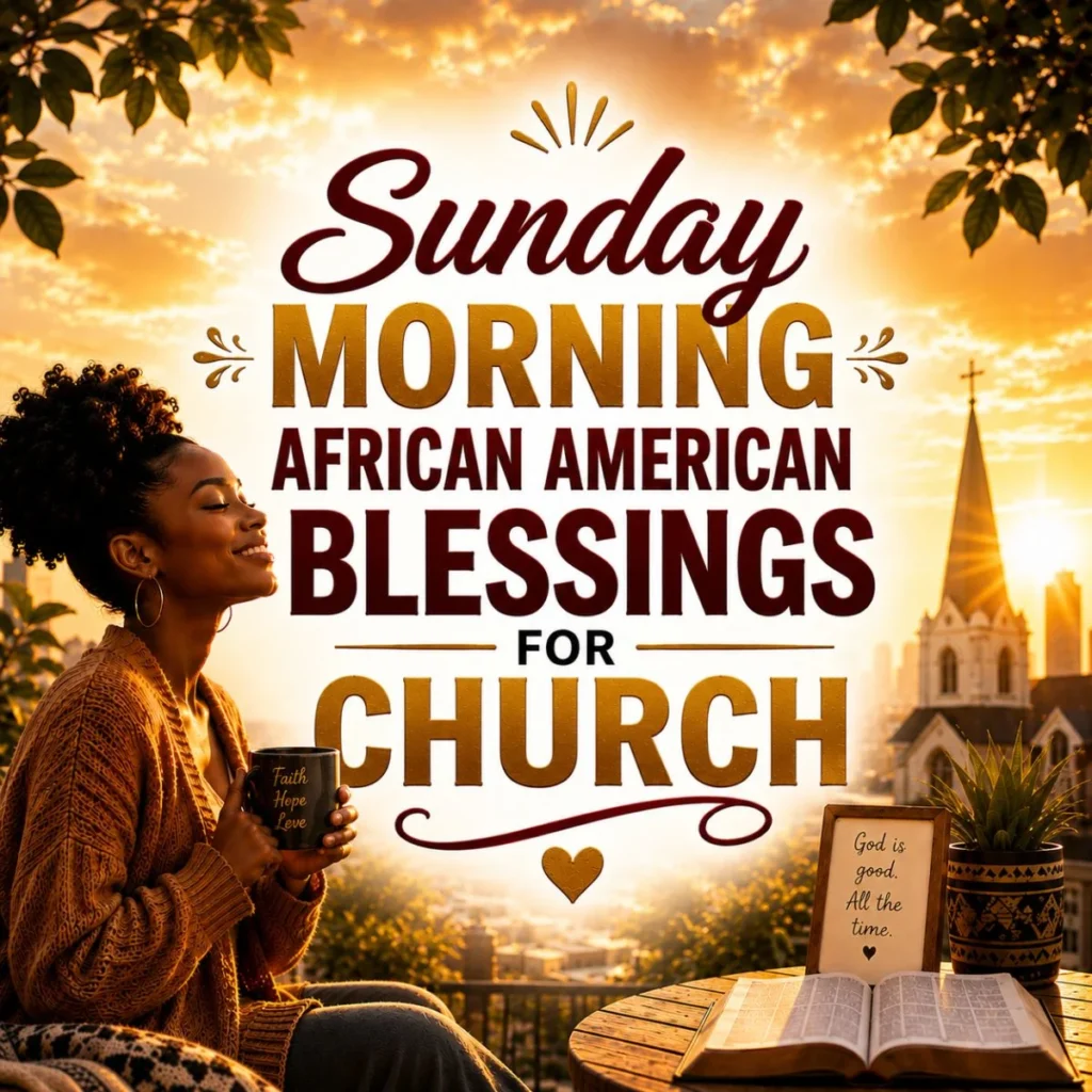 Sunday Morning African American Blessings for Church