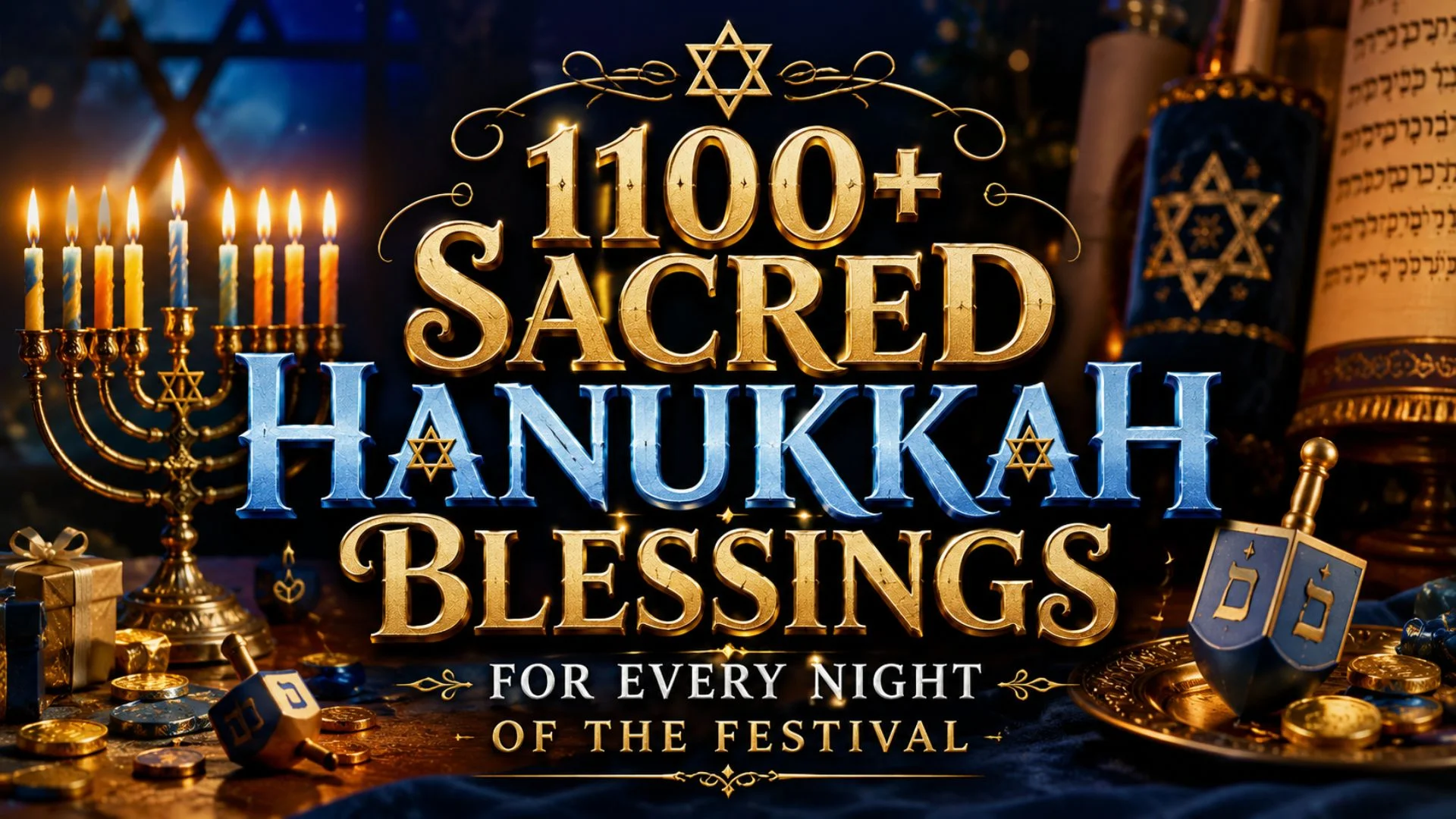 1100+ Sacred Hanukkah Blessings for Every Night of the Festival