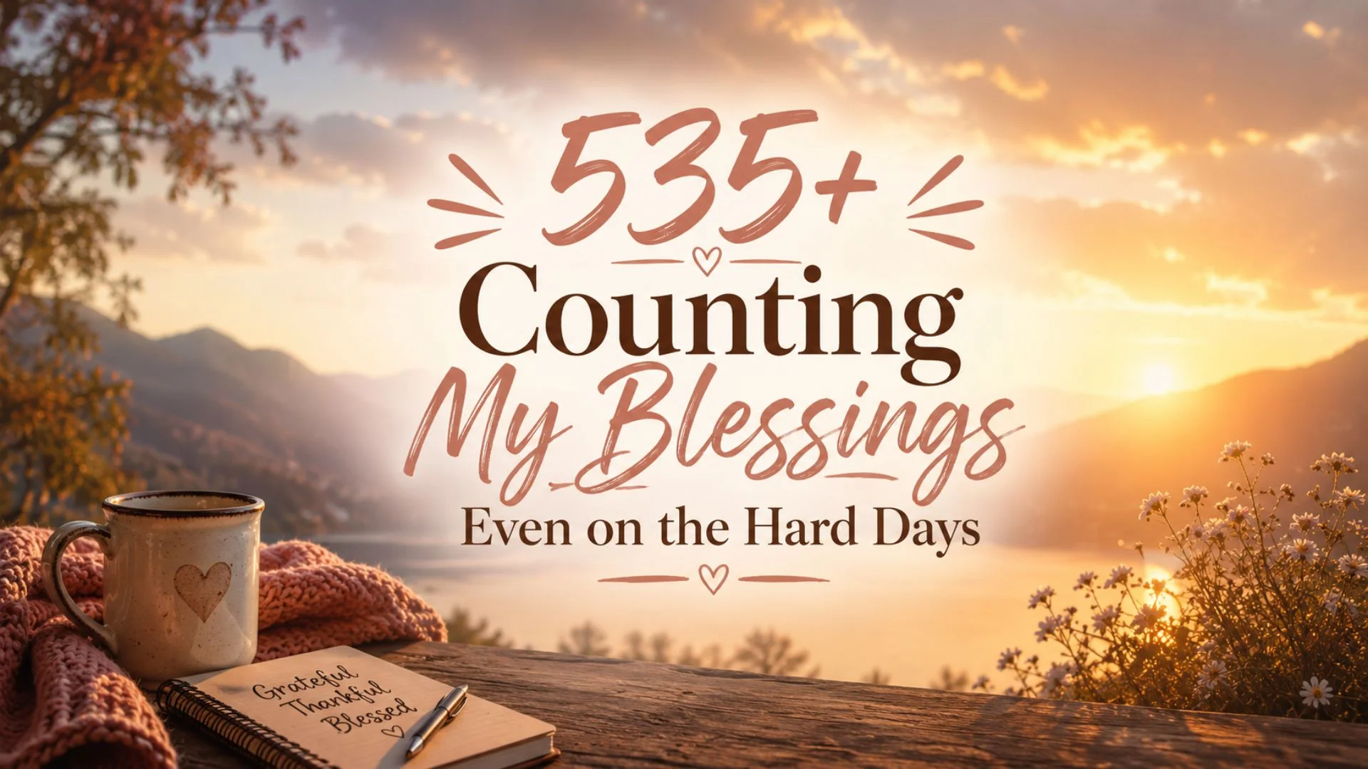535+ Counting My Blessings Even on the Hard Days