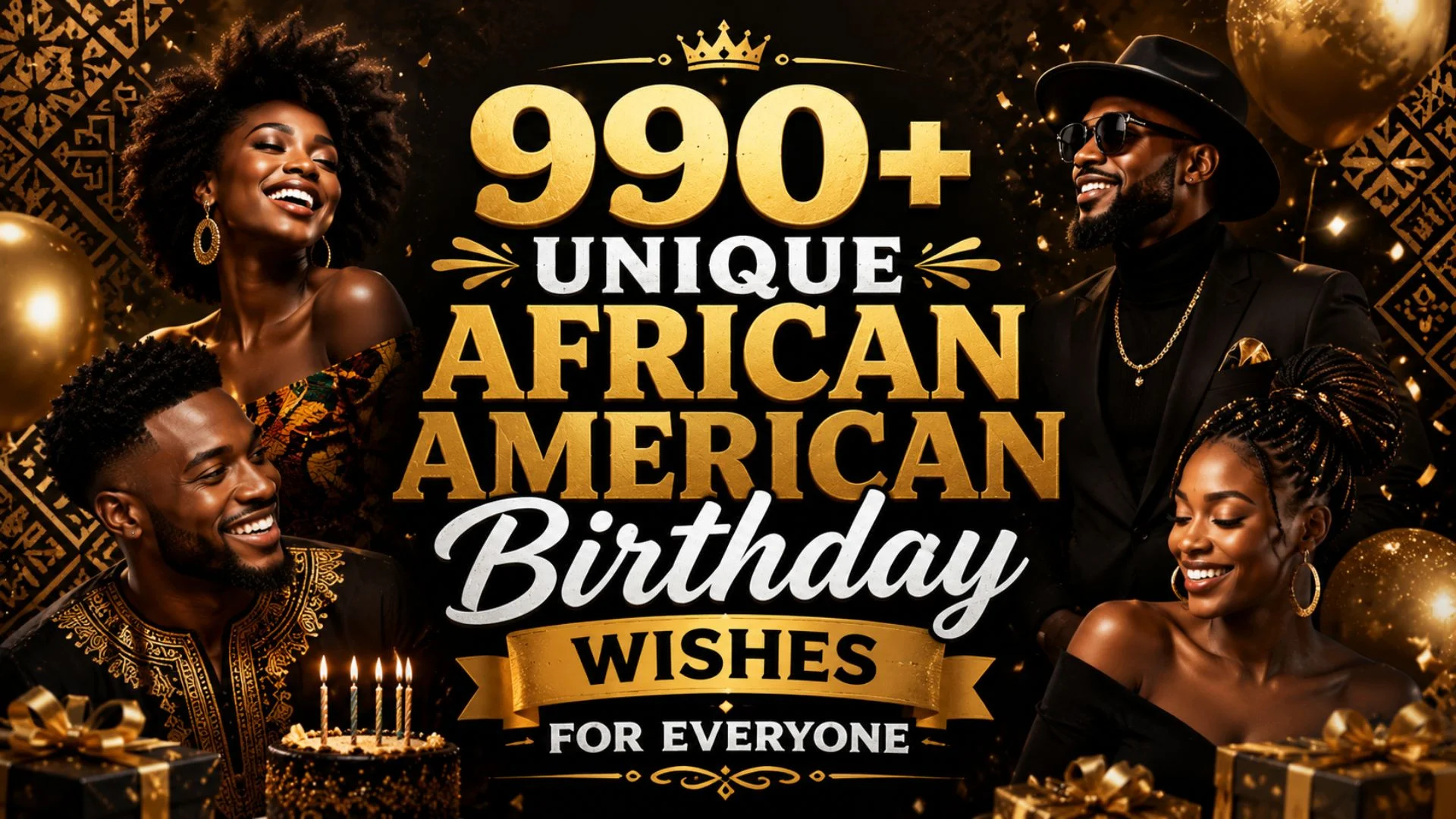 990+ Unique African American Birthday Wishes for Everyone