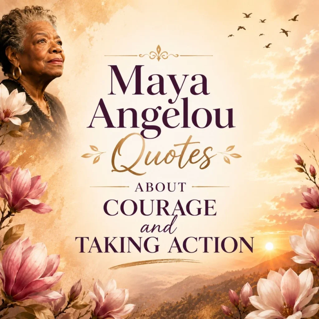 Maya Angelou Quotes About Courage and Taking Action