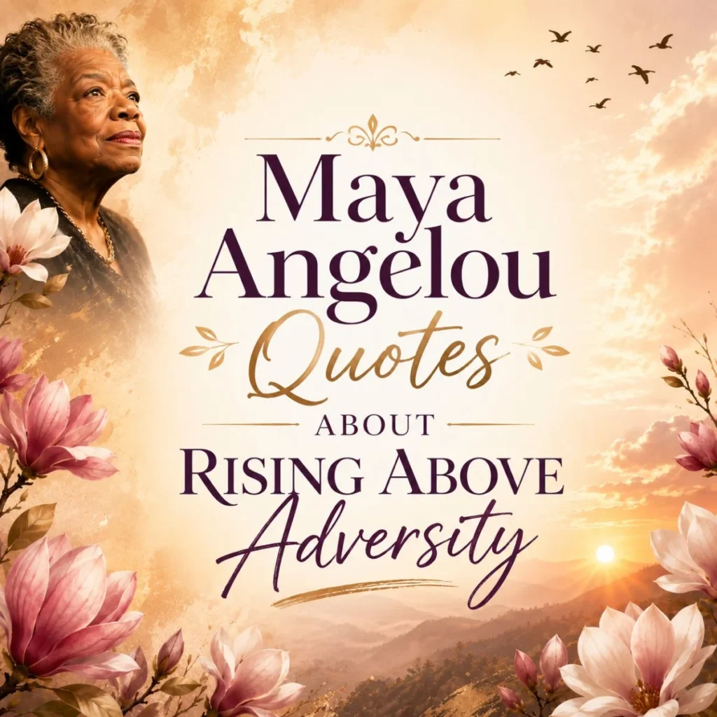Maya Angelou Quotes About Rising Above Adversity