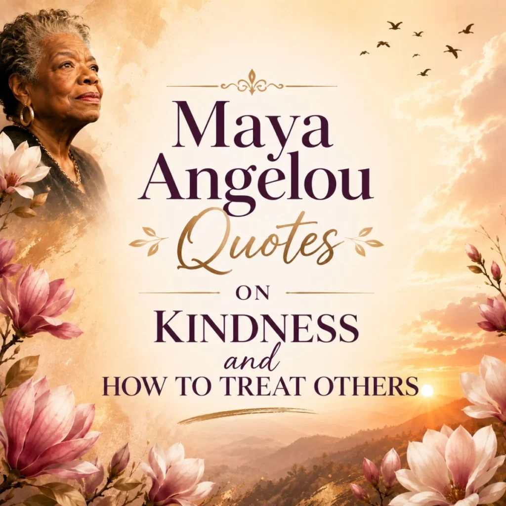 Maya Angelou Quotes on Kindness and How to Treat Others