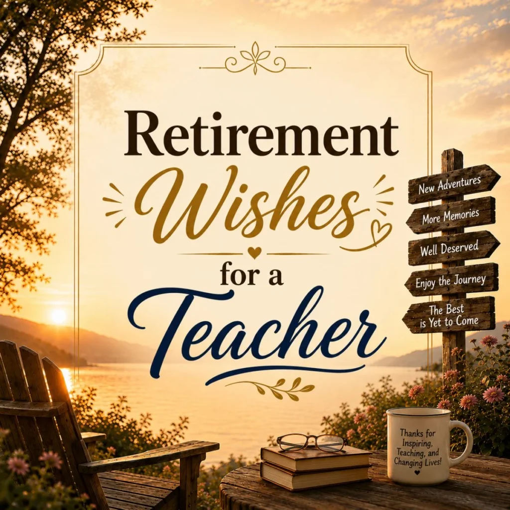 Retirement Wishes for a Teacher