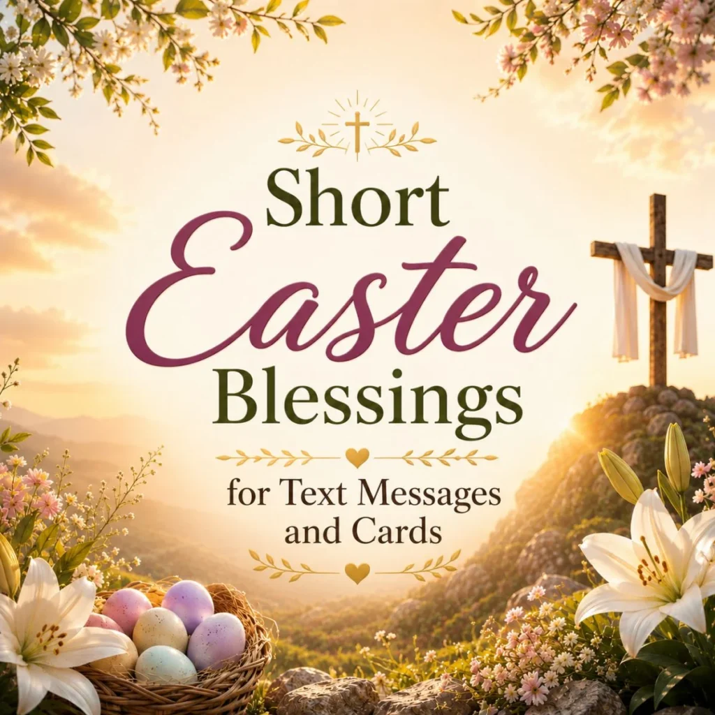 Short Easter Blessings for Text Messages and Cards