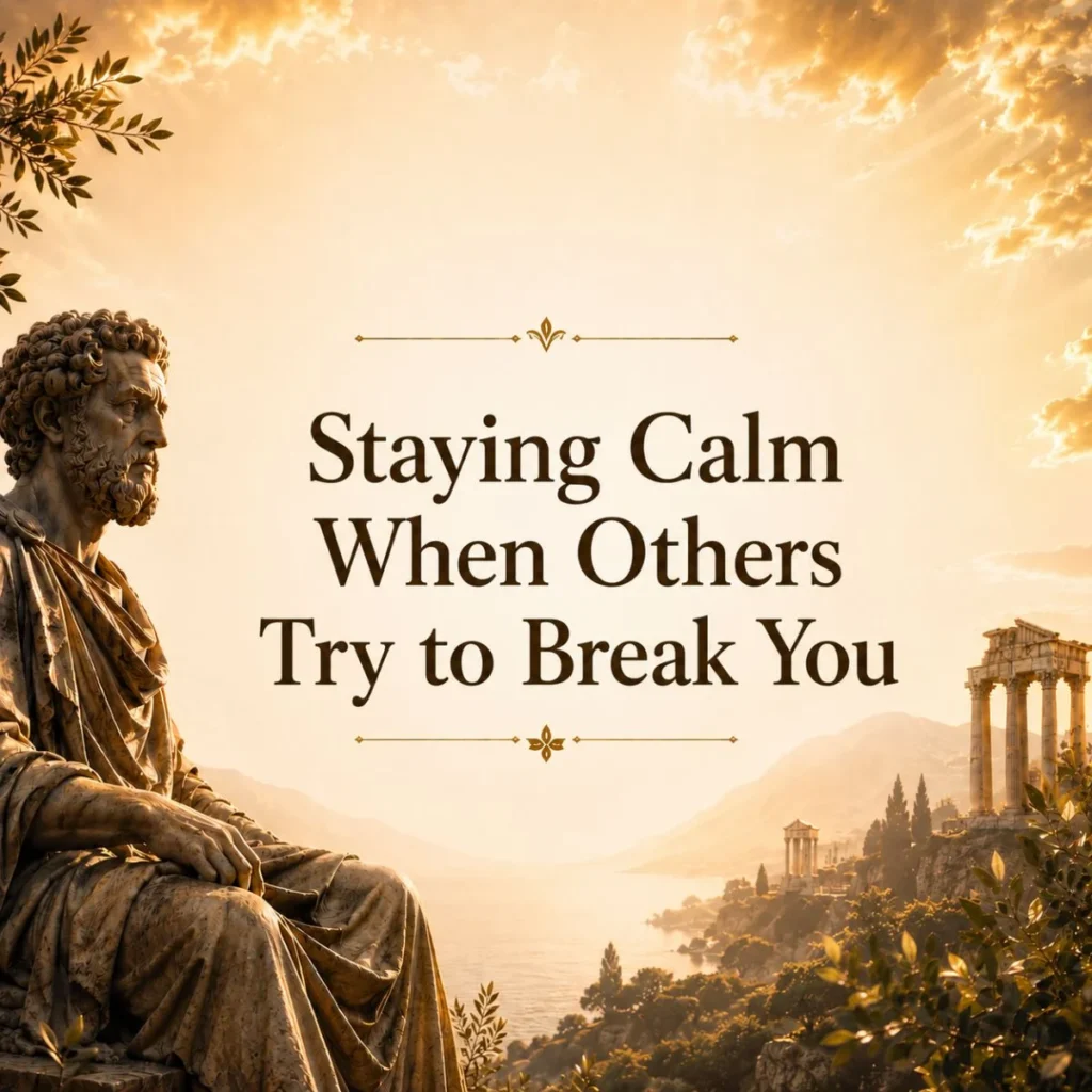 Staying Calm When Others Try to Break You