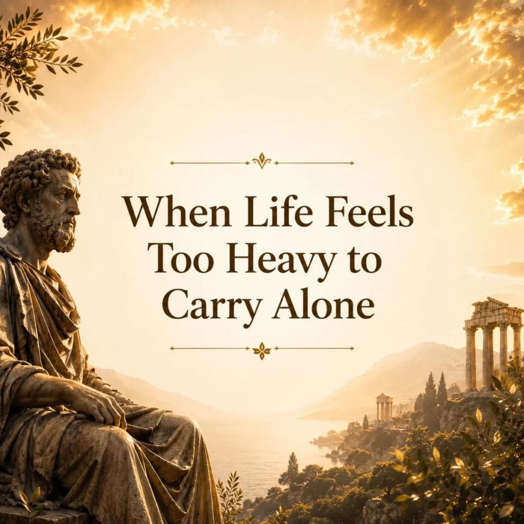 When Life Feels Too Heavy to Carry Alone