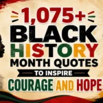 1,075+ Black History Month Quotes to Inspire Courage and Hope