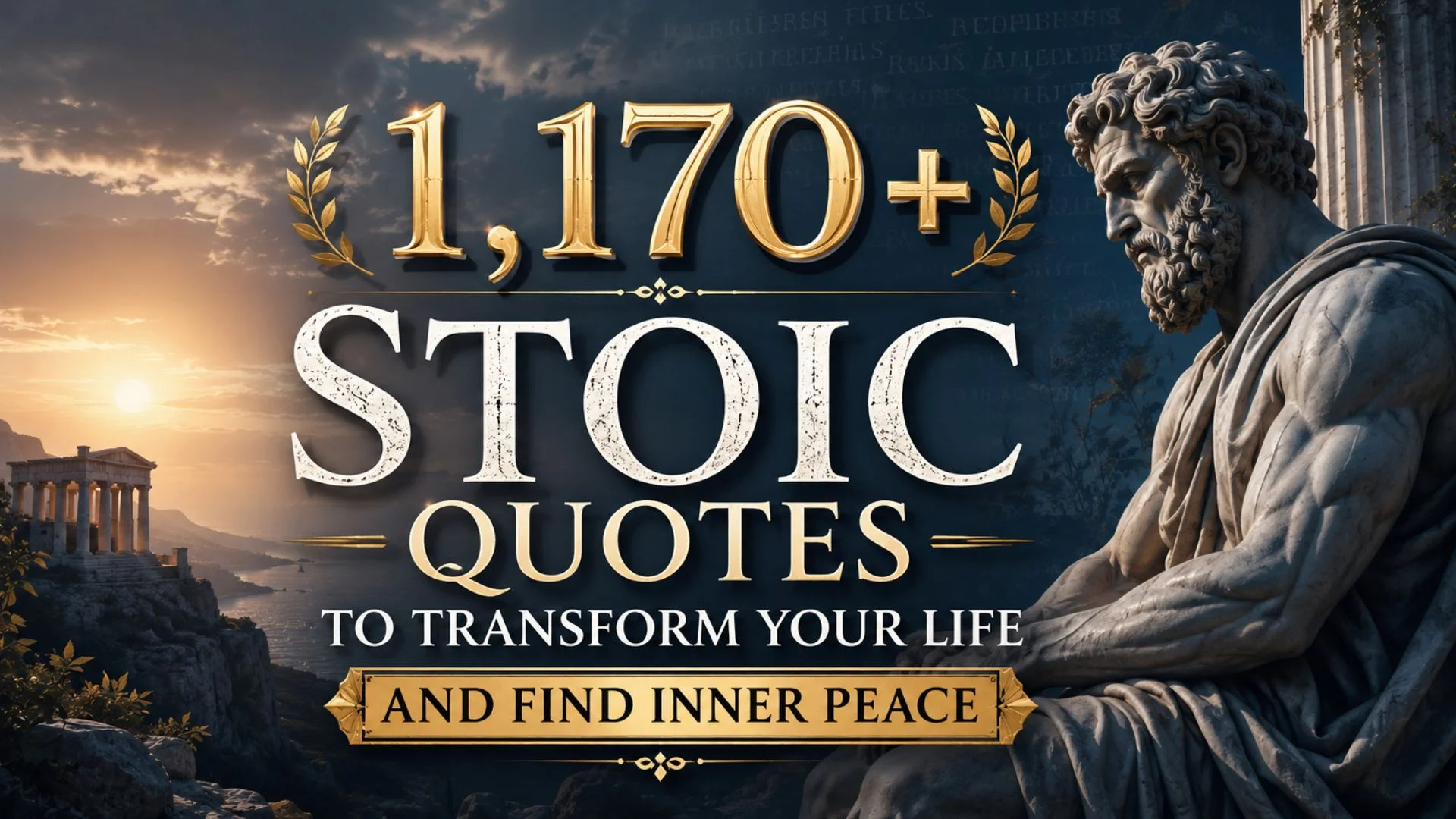 1,170+ Stoic Quotes to Transform Your Life and Find Inner Peace