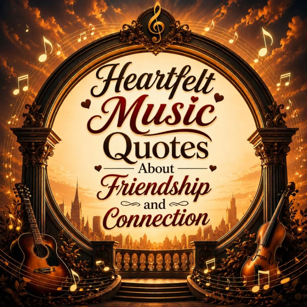 Heartfelt Music Quotes About Friendship and Connection