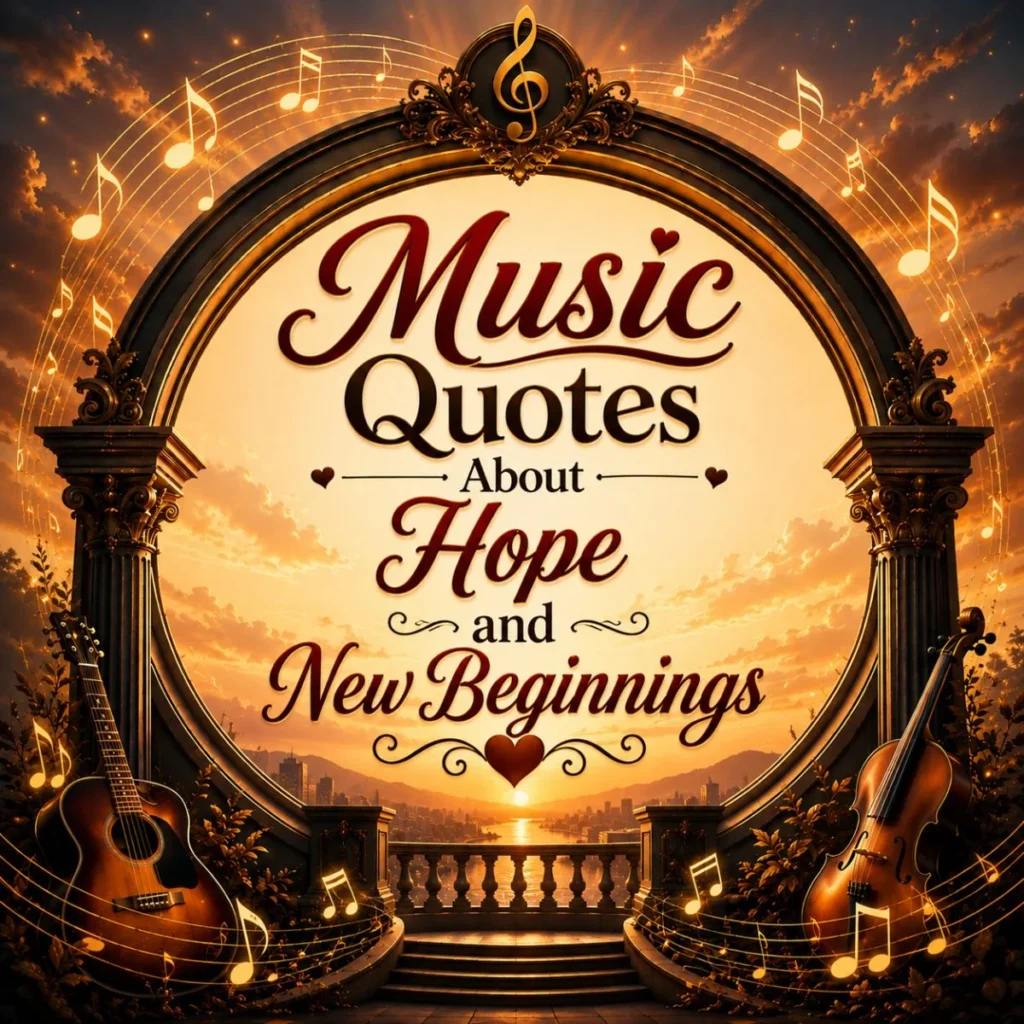 Music Quotes About Hope and New Beginnings