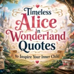 Timeless Alice in Wonderland Quotes to Inspire Your Inner Child