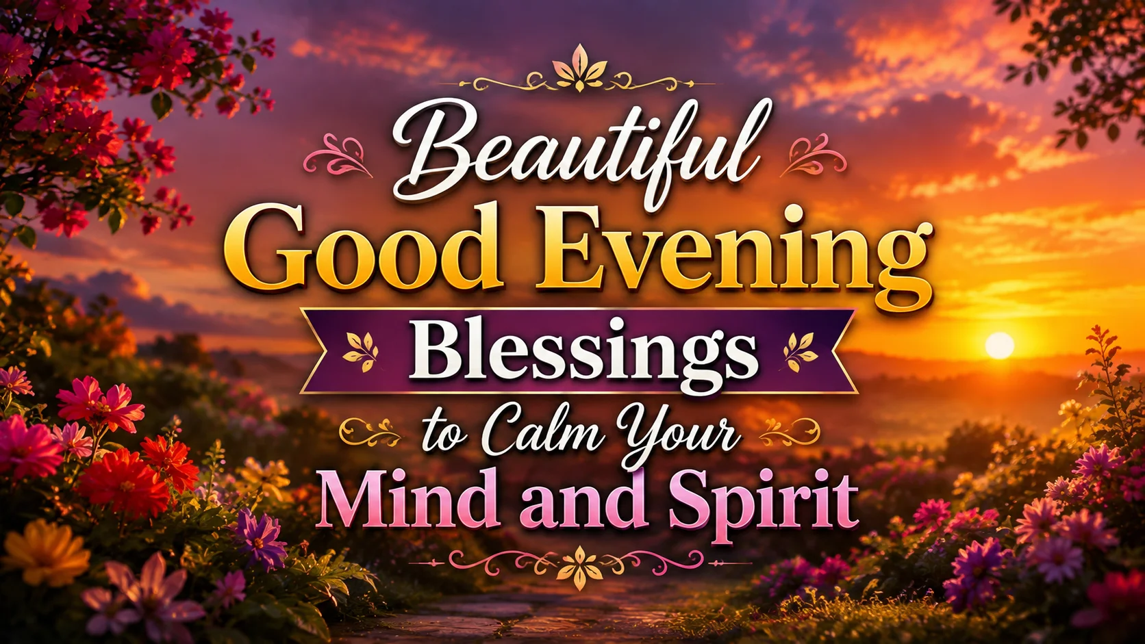 Beautiful Good Evening Blessings to Calm Your Mind and Spirit