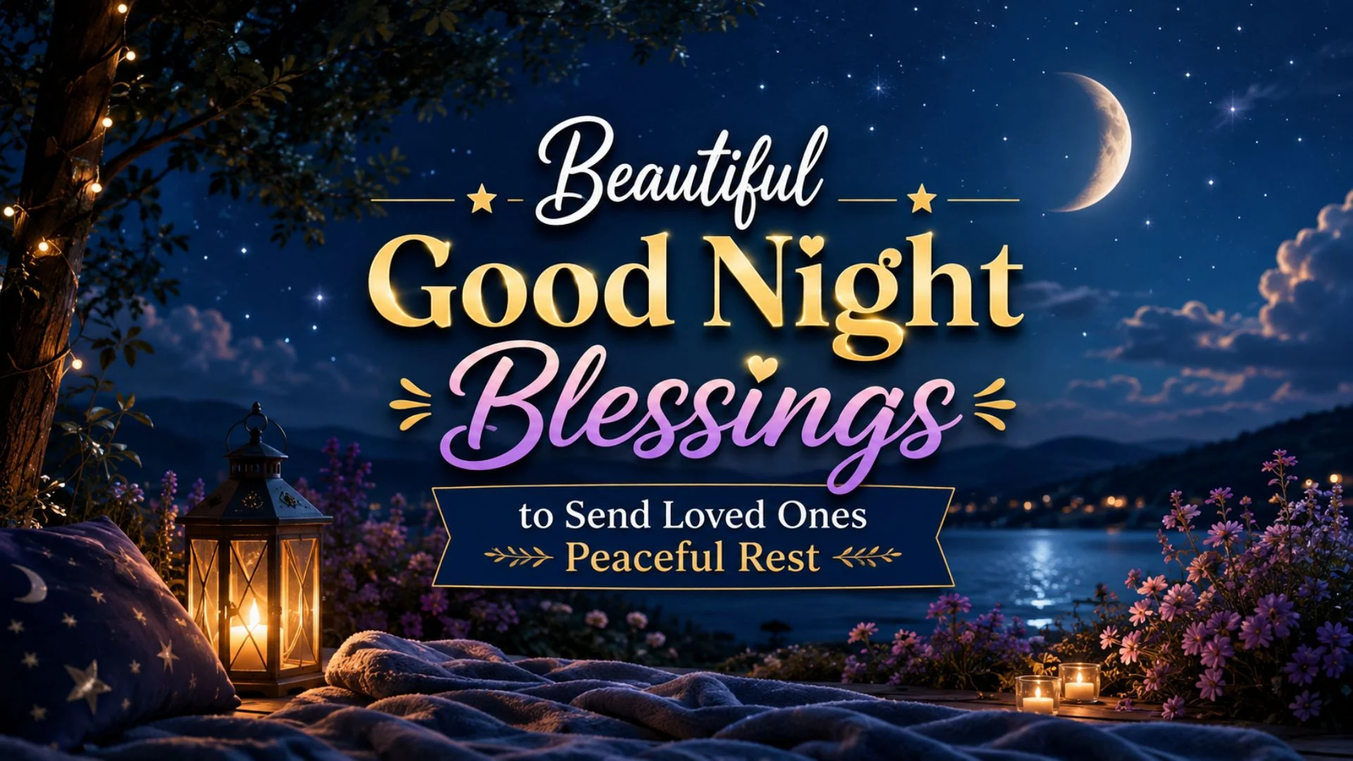 Beautiful Good Night Blessings to Send Loved Ones Peaceful Rest