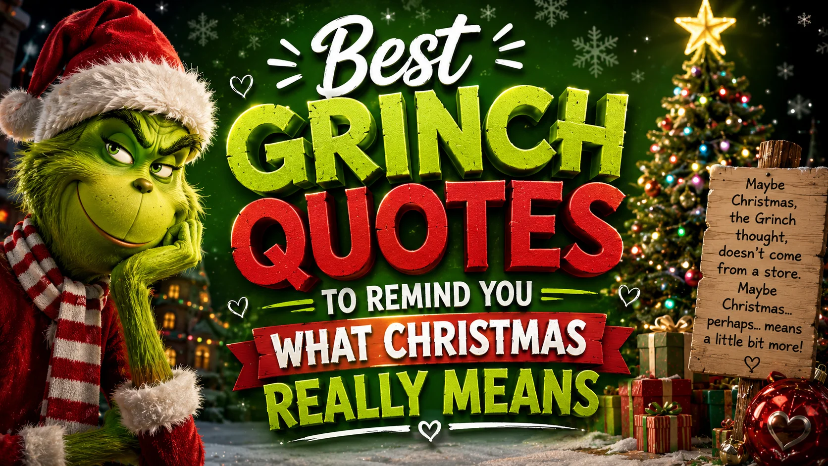 Best Grinch Quotes to Remind You What Christmas Really Means