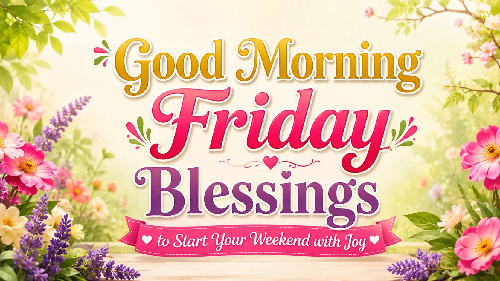 Good Morning Friday Blessings to Start Your Weekend with Joy