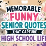 Memorable Funny Senior Quotes That Capture High School Life