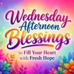 Wednesday Afternoon Blessings to Fill Your Heart with Fresh Hope