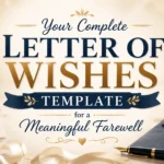 Your Complete Letter of Wishes Template for a Meaningful Farewell